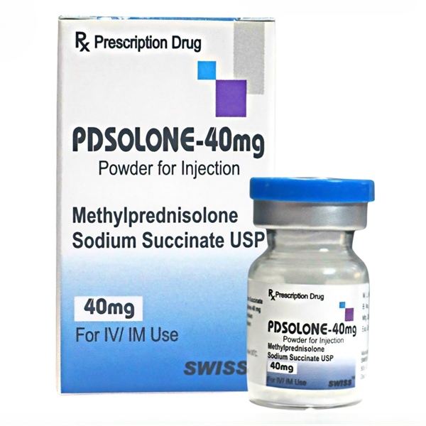 Pdsolone-40mg (Methy Prednisolon 40mg) - Swiss Parenterals Pvt. Ltd/India