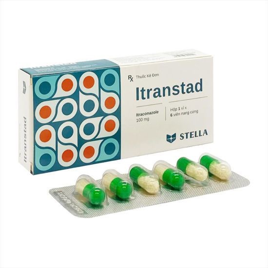 Intraconazol 100mg (Itranstad) - (H*6viên) - Stella (Hộp)