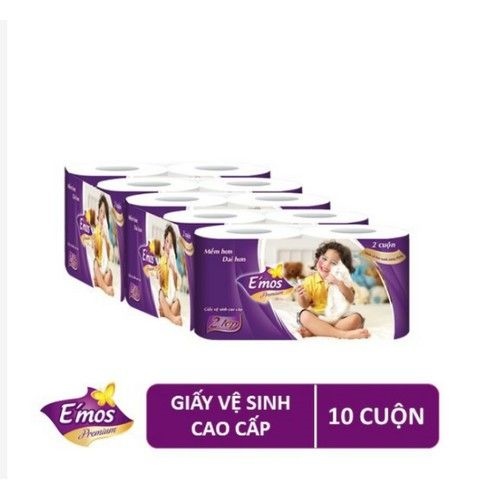 EMOS TÍM (10 CUỘN/ 1 LỐC )