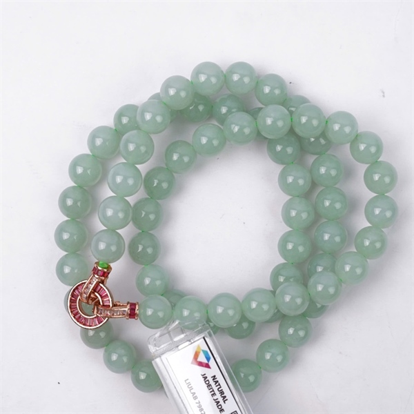 Chuỗi táo nhạt My 65 hạt 10.71-10.38mm (798279) KG+