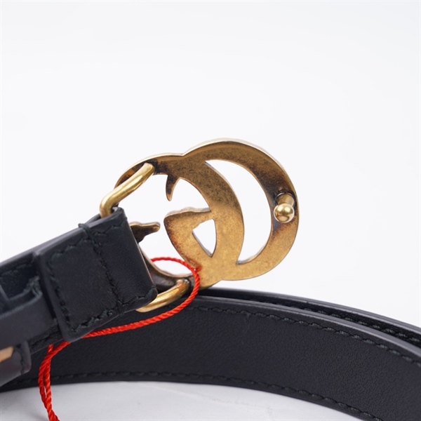 Thắt lưng GG đen bản 2cm dài 96cm (HT)+