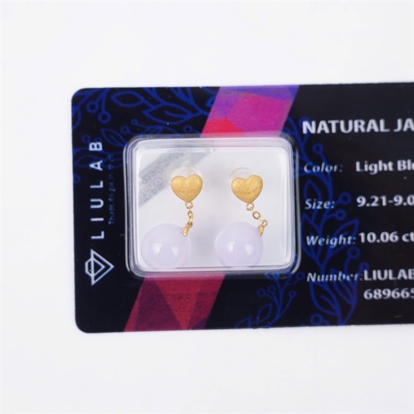 Bông tai tím cẩm My (689665) KG+