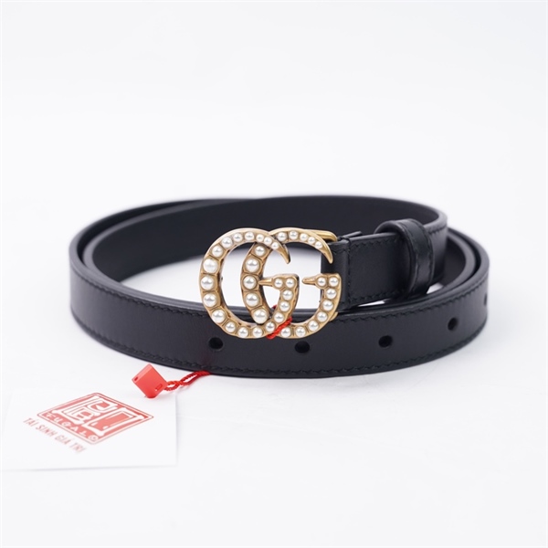 Thắt lưng GG đen bản 2cm dài 96cm (HT)+