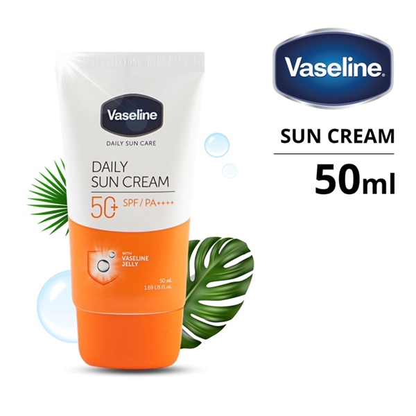 Kem Chống Nắng Vaseline Daily Sun Cream SPF 50+ PA++++ 50ml