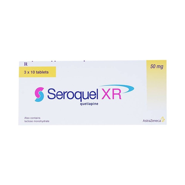 Seroquel XR 50mg (H*3vỉ*10viên) - Anh