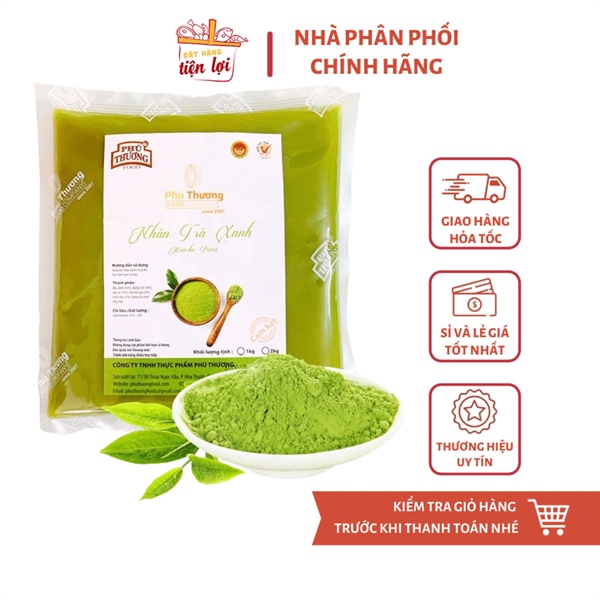 Nhân trà xanh Phú Thương 1Kg