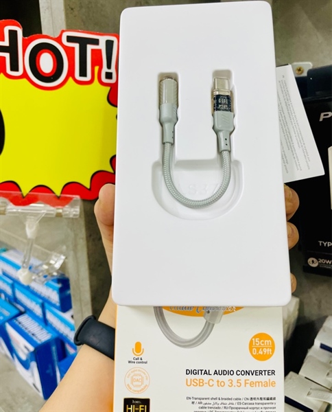 Rắc LS37 hoco Type C - 3.5mm