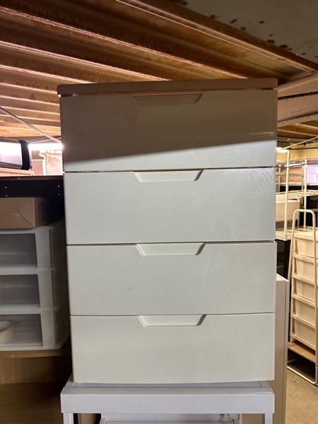 Tủ nhựa 4 ngăn kéo mặt gỗ