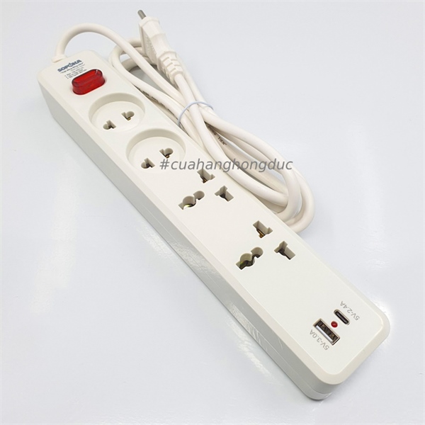 Ổ cắm lõi sứ chống cháy 2200W 4C2-3