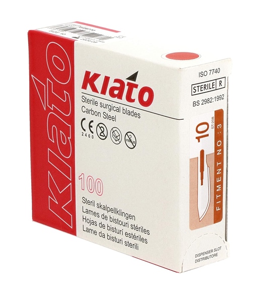 Lưỡi dao mổ Kiato số 10 - 2460 (H*100cái) - India
