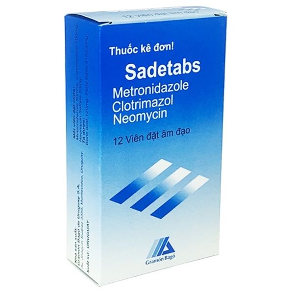 Sadetabs (đặt âm đạo ) (H*12Viên ) - Uruguay