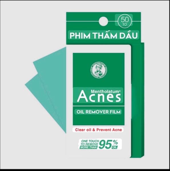 Phim thấm dầu (Acnes Oil Remover Film) 50 tờ - Rohto/VN 2