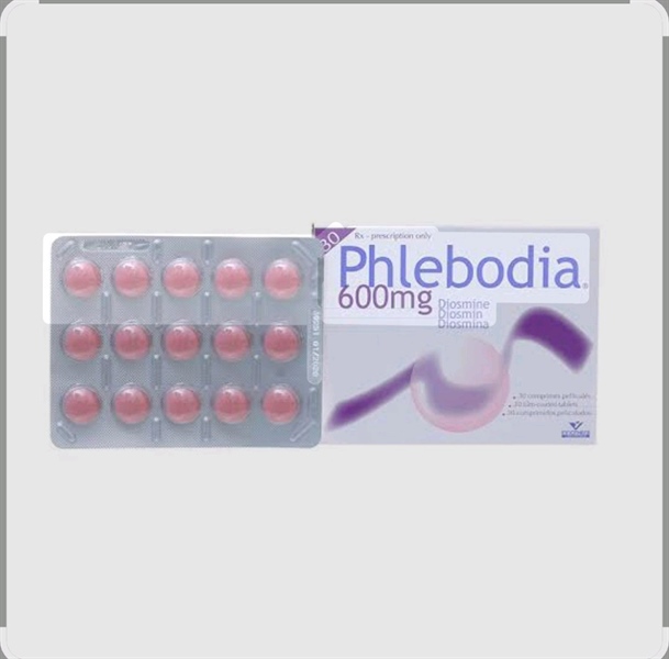 Phlebodia 600mg (Diosmin) (H*2vỉ*15viên) - France
