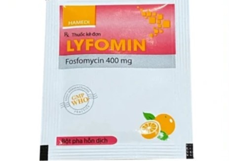 Lyfomin 400mg (Fosfomycin) (Hộp 12 gói bột pha hỗn dịch) - Hamedi/Chiến