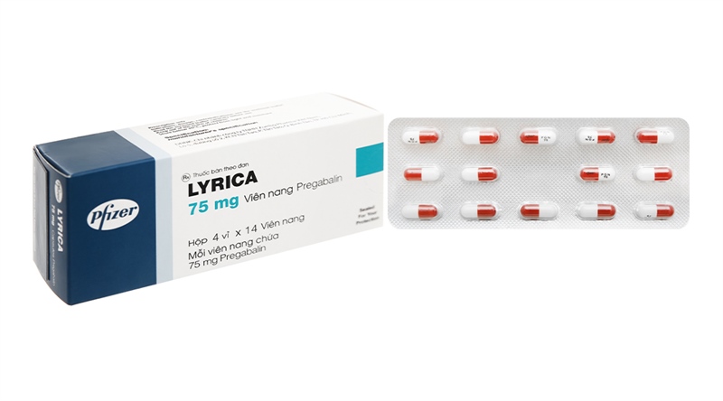 LYRICA (Pregabalin 75mg) (H*4vỉ*14viên) - Germany