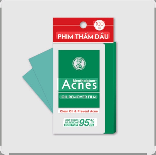 Phim thấm dầu (Acnes Oil Remover Film) 100 tờ - Rohto/VN
