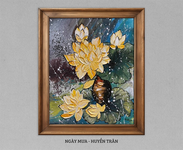 Ngày mưa - Huyền Trân - 40x50 cm