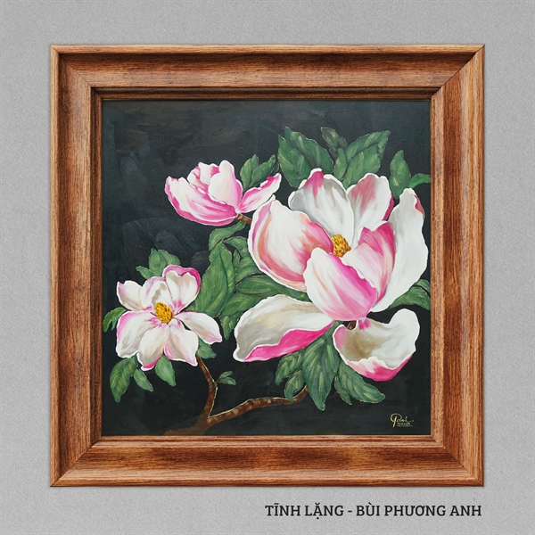 Tĩnh lặng - Bùi Phương Anh - 100x100 cm