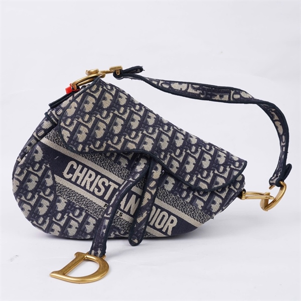 Túi Dior Saddle xanh (5O-MA-0241) sz25 KG+