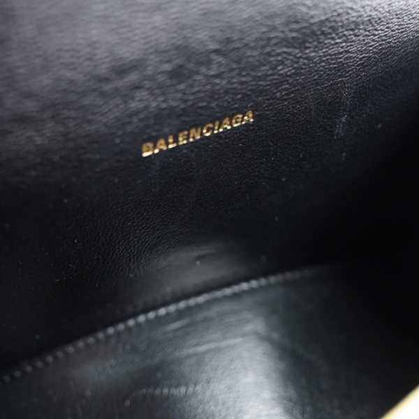 Túi Balenciaga Hourglass vàng bóng sz18 KG+