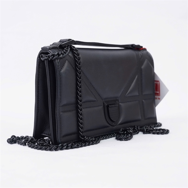 Túi Dior Woc đen (08-BO-0119) sz19 KG+