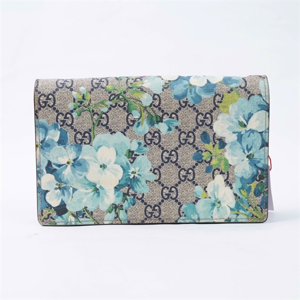 Túi GG xám in hoa xanh (546368-0416) sz20 KG+