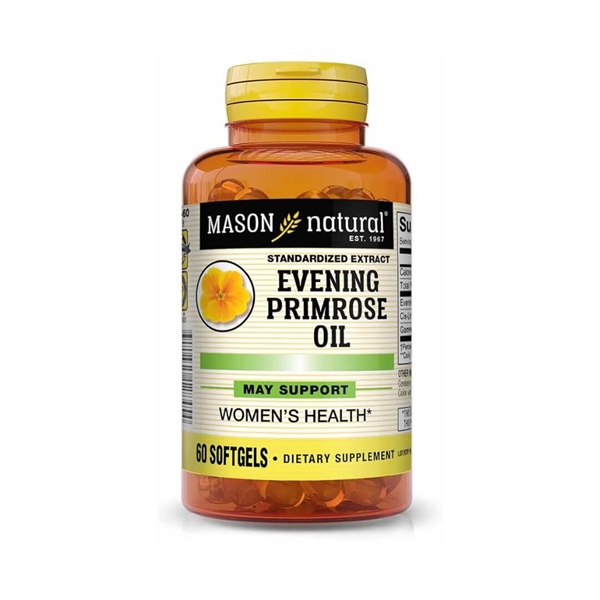 Mason Evening primrose oil (Hỗ trợ cân bằng nội tiết tố nữ) (Lọ 60 viên) - USA