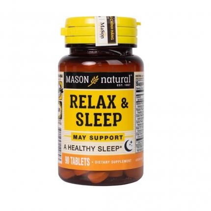 Mason Relax & Sleep (Cải thiện và nâng cao chất lượng giấc ngủ) (Lọ 90 viên) - USA
