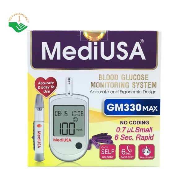 Máy đo đường huyết tự động GM330 Max - MediUSA