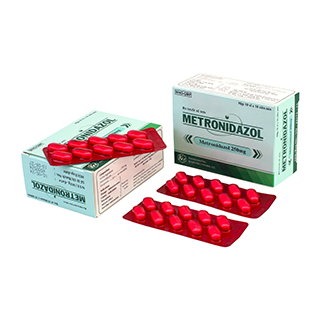 Metronidazol 250mg (Hộp 50 vỉ x 10 viên) - Khánh Hoà