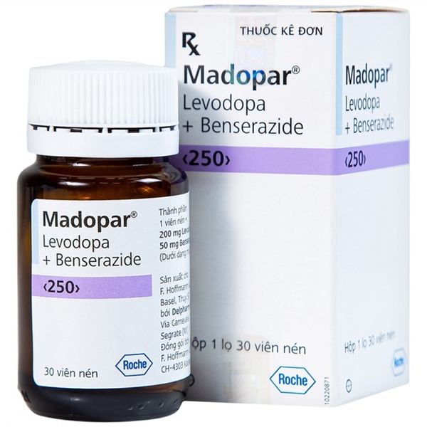 Madopar 250mg (Lọ 30viên) - Switzerland