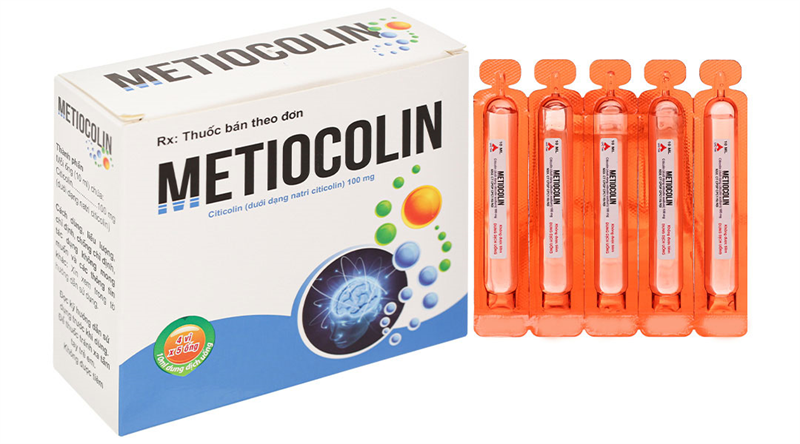 Metiocolin (Citicolin 100mg) - (Hộp4vỉx5ống) - CPC1HN