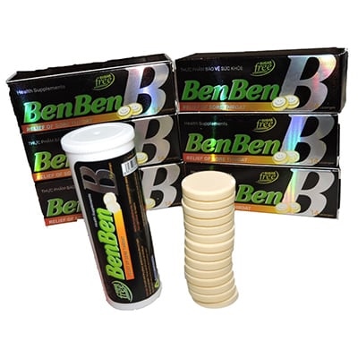 Viên ngậm ho Ben Ben (Hộp 10 Tuýp x 14 viên) - Agimexpharm