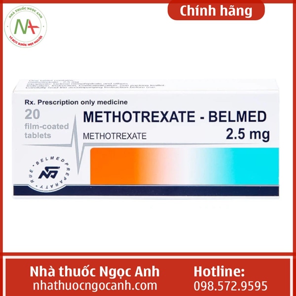 Methotrexate - Belmed 2,5mg (H*2vỉ*10viên) - CH Belarus