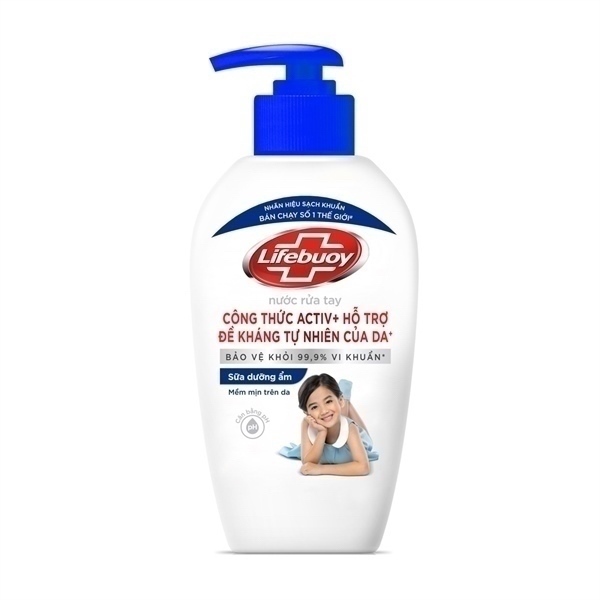 Rửa tay Lifebouy sữa dưỡng ẩm 450g/ 12chai