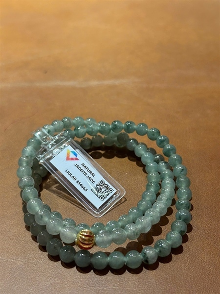 Chuỗi băng hoa bay Myanmar 100 hạt 6.81-6.64mm (354665) KG+