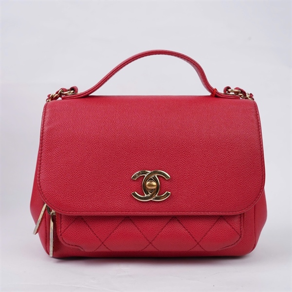 Túi Chanel Affinity đỏ kèm lót form (24694211) sz19 KG+