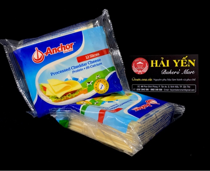 Phô mai cheddar Anchor 12 Lát 200g