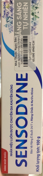 KDR SENSODYNE TRẮNG SÁNG 100G - VN