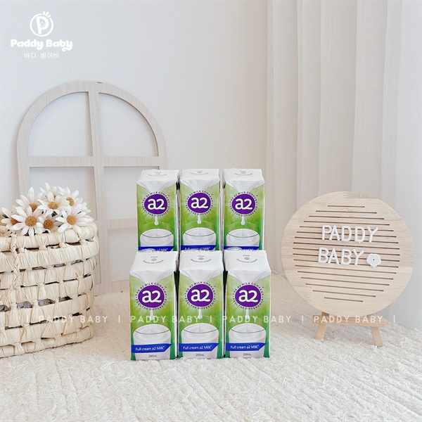 Sữa tiệt trùng nguyên kem A2 Milk dạng nước 1+ (200ml/hộp)