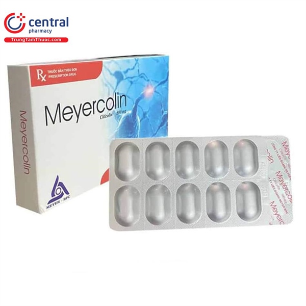 Meyercolin 500mg (Citicolin 5mg) (H*2vỉ*10viên) - Cty LD Meyer-BPC
