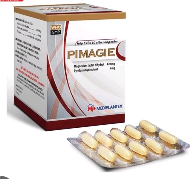 Pimagie (Magnesium - pyridoxin) (H*5vỉ*10viên) - Mediplantex