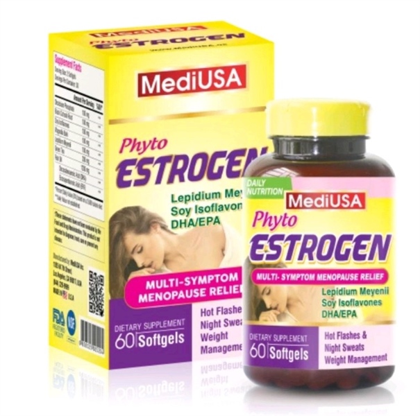 Phyto Estrogen (Phụ nữ tiền mãn kinh) (Lọ 60 viên) - MediUSA