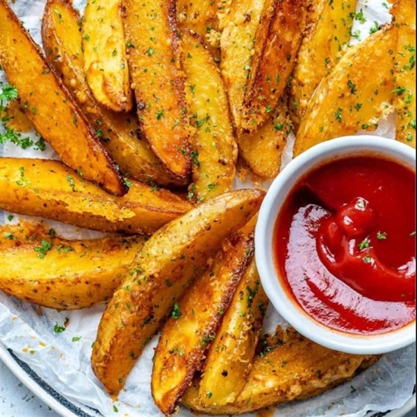 Khoai tây (bổ cau) Spicy wedges vị cay mới 1kg
