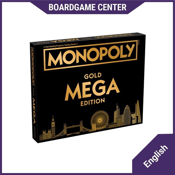 Monopoly: The Mega Gold Edition (2025) The elevates the iconic board game to new heights of elegance.