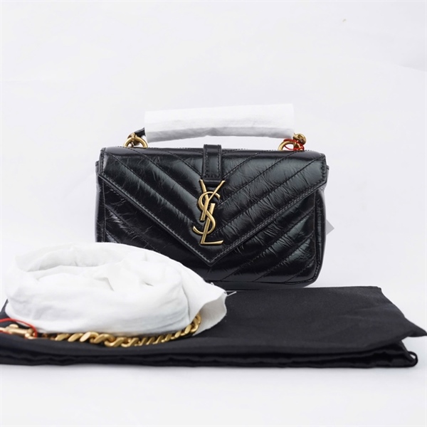 Túi YSL đen (YSL779430-0224) sz17 (LN) KG+