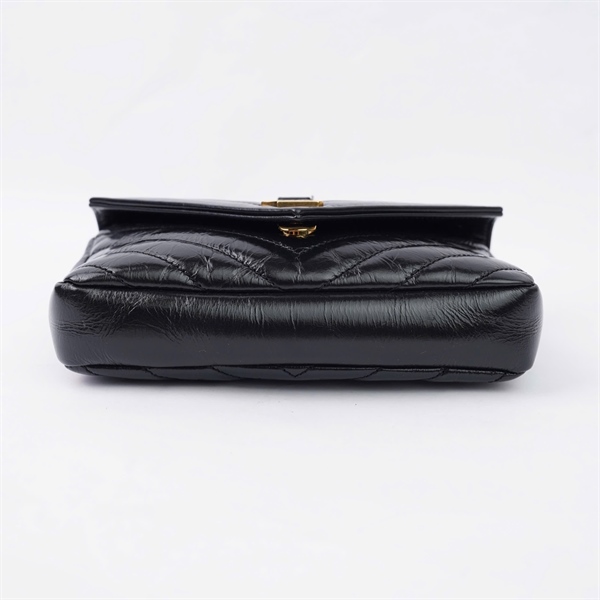 Túi YSL đen (TCT779430-0224) sz17 (LN) KG+