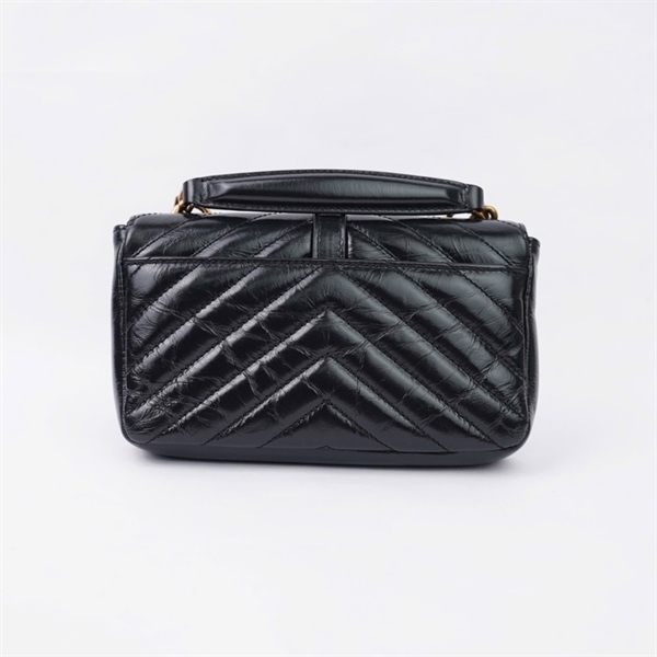 Túi YSL đen (TCT779430-0224) sz17 (LN) KG+