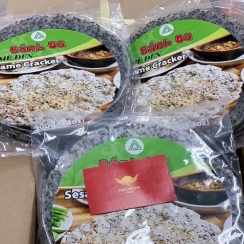 Bánh đa mè đen black SESAME Cracker 黒ごまクラッカー