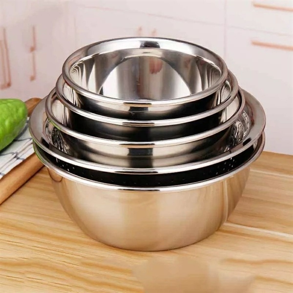 Set 5 Thau Inox Mix Size 20-22-24-26-28cm ( Thùng 100 )